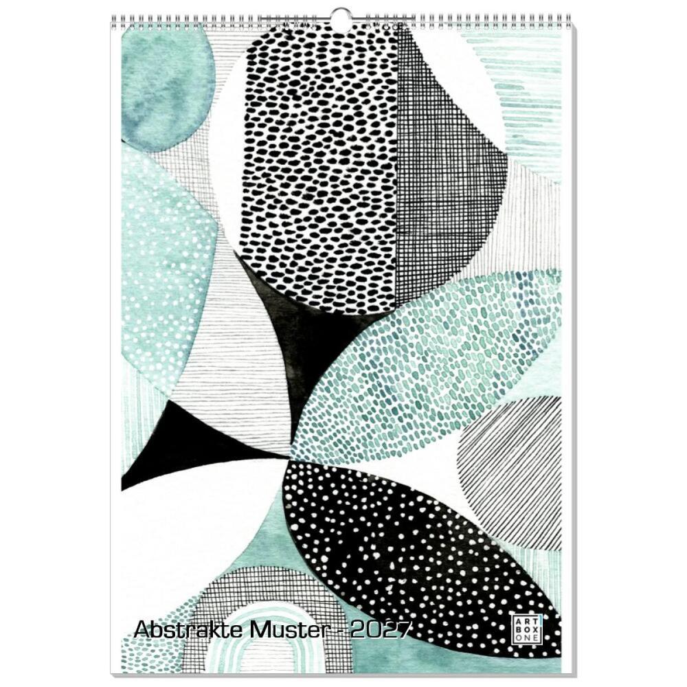 artboxONE Wandkalender A2 2026 Abstrakte Muster Abstrakt