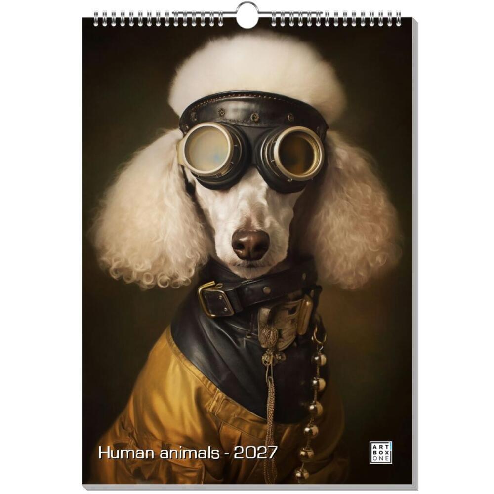 artboxONE Wandkalender A3 2025 Human animals Tiere