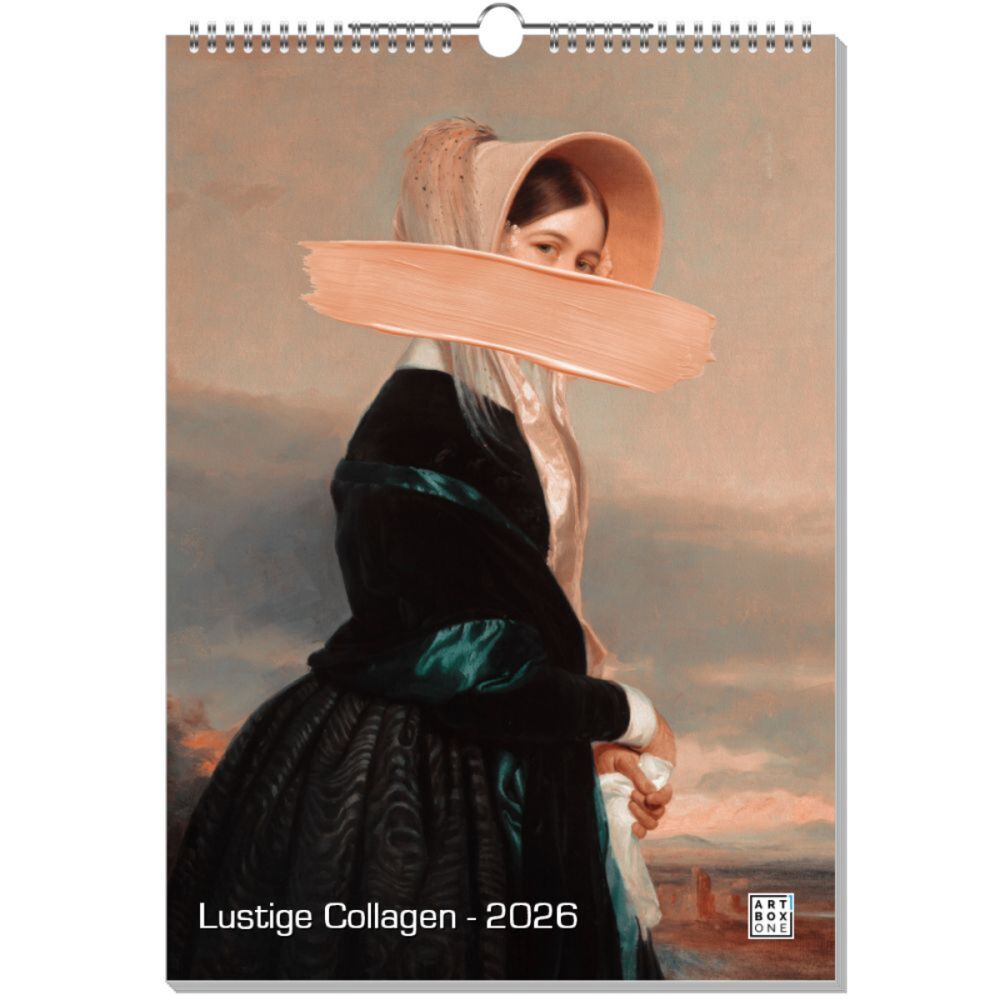 artboxONE Wandkalender A3 2026 Lustige Collagen Collagen