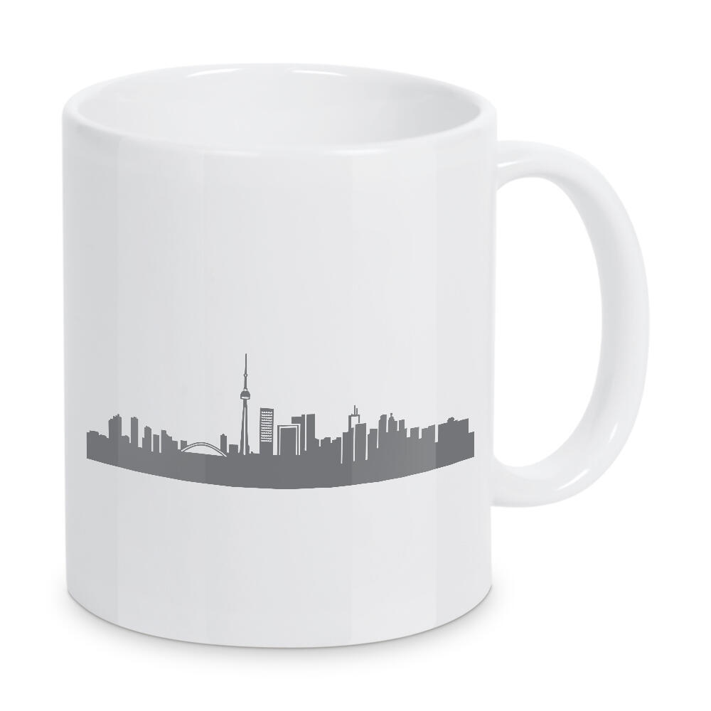 Tasse "TORONTO 02 Dunkelgraue Skyline" artboxONE - Städte,Reise,Schwarzweiß,Städte / Weitere