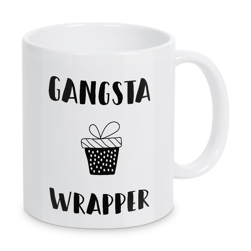 Tasse "Gangstawrapper" artboxONE - Typografie,Weihnachten