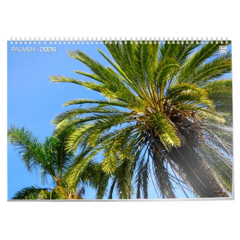 artboxONE Klappkalender A3 2026 PALMEN Palmen