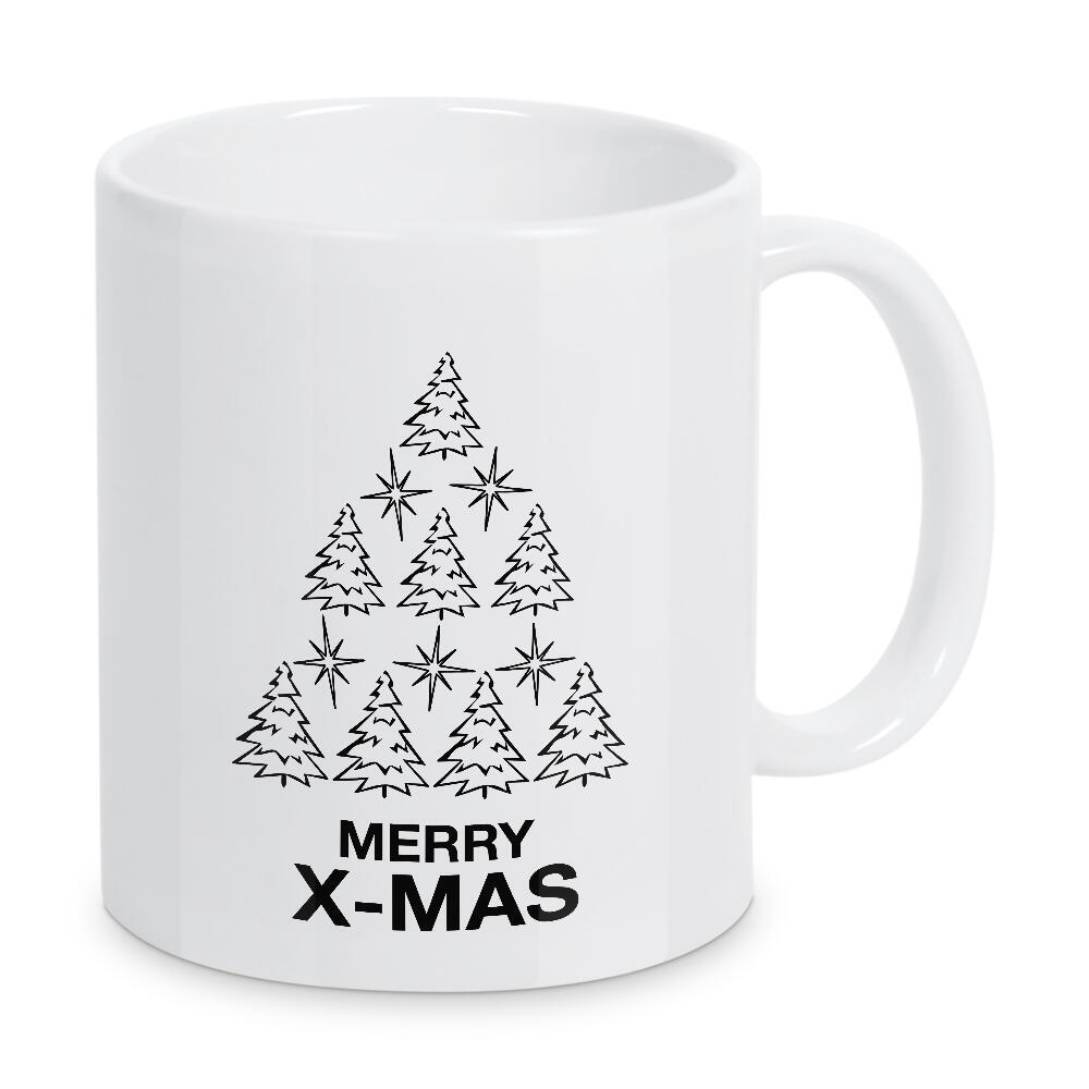 Tasse "Merry Xmas 3" artboxONE - Typografie,Weihnachten