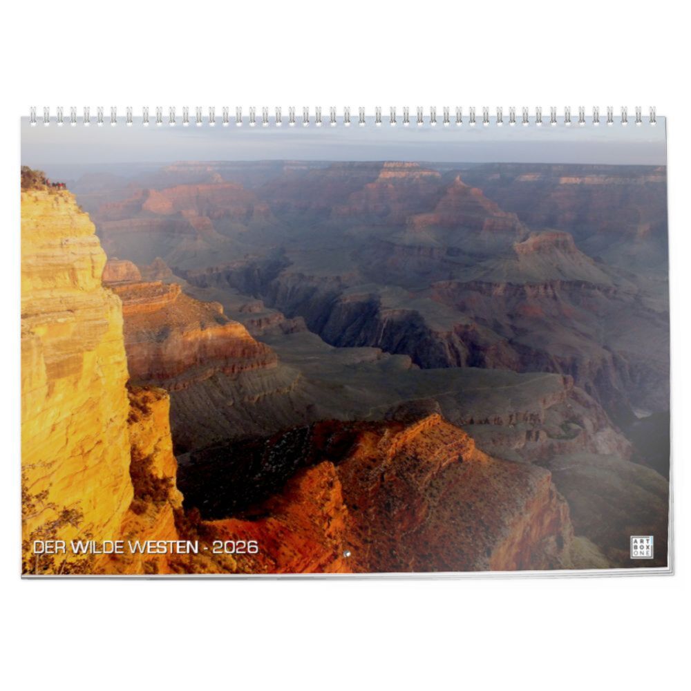 artboxONE Klappkalender A2 2026 DER WILDE WESTEN Wilder westen