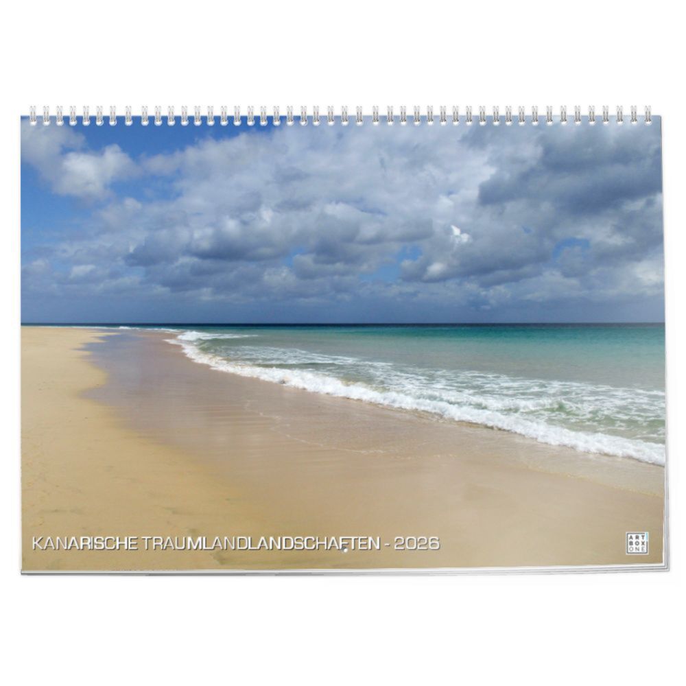 artboxONE Klappkalender A2 2025 KANARISCHE TRAUMLANDLANDSCHAFTEN Kanaren