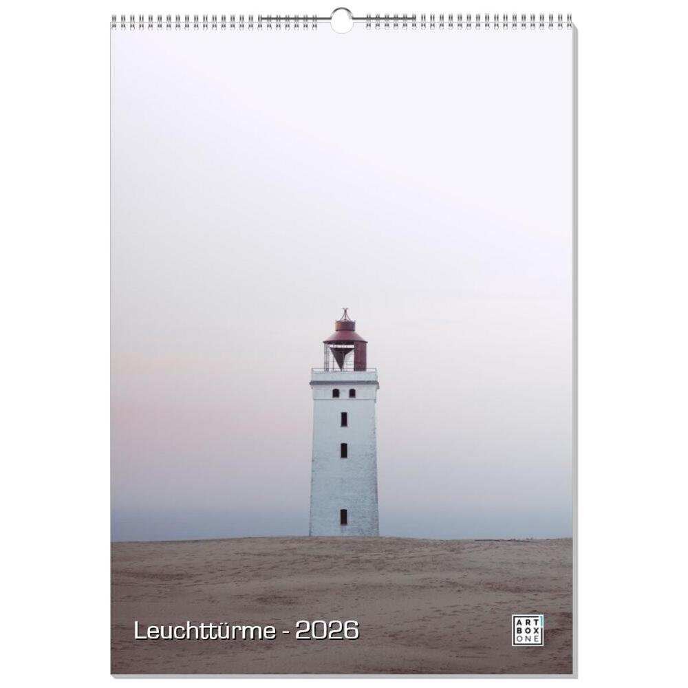 artboxONE Wandkalender A2 2026 Leuchttürme Lichthaus