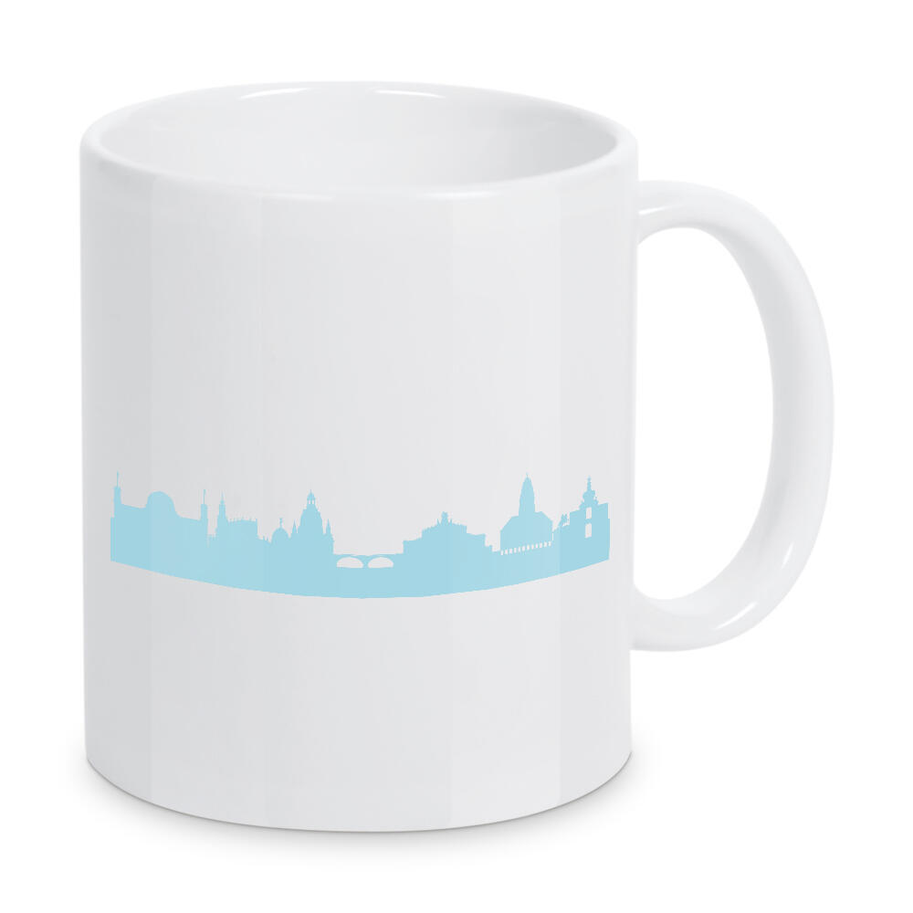 Tasse "DRESDEN 08 Pastel-Blue Print" artboxONE - Städte,Reise,Städte / Weitere