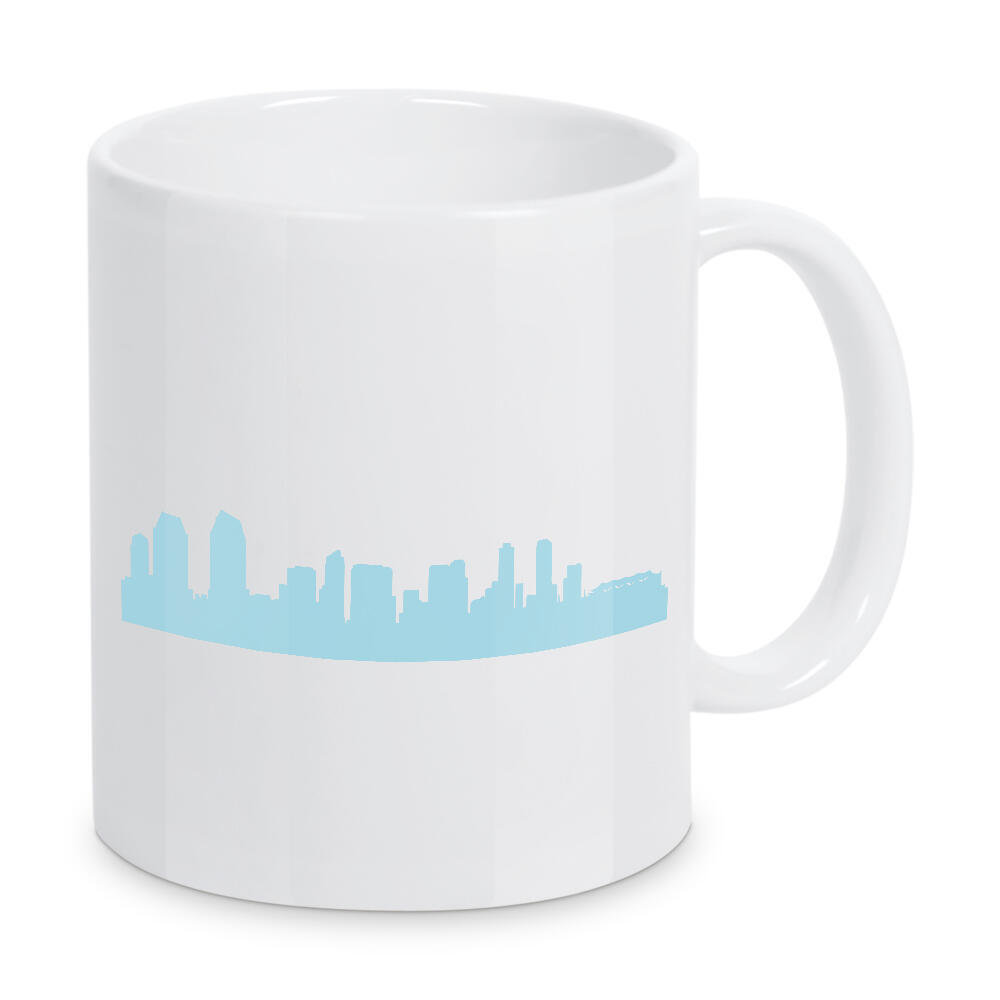 Tasse "SAN DIEGO 08 Pastel-Blue Print" artboxONE - Städte,Reise,Städte / Weitere