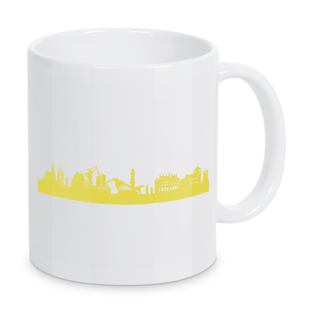 Tasse "ROSTOCK 06 Skyline Spring-Green" artboxONE - Städte,Reise,Städte / Weitere