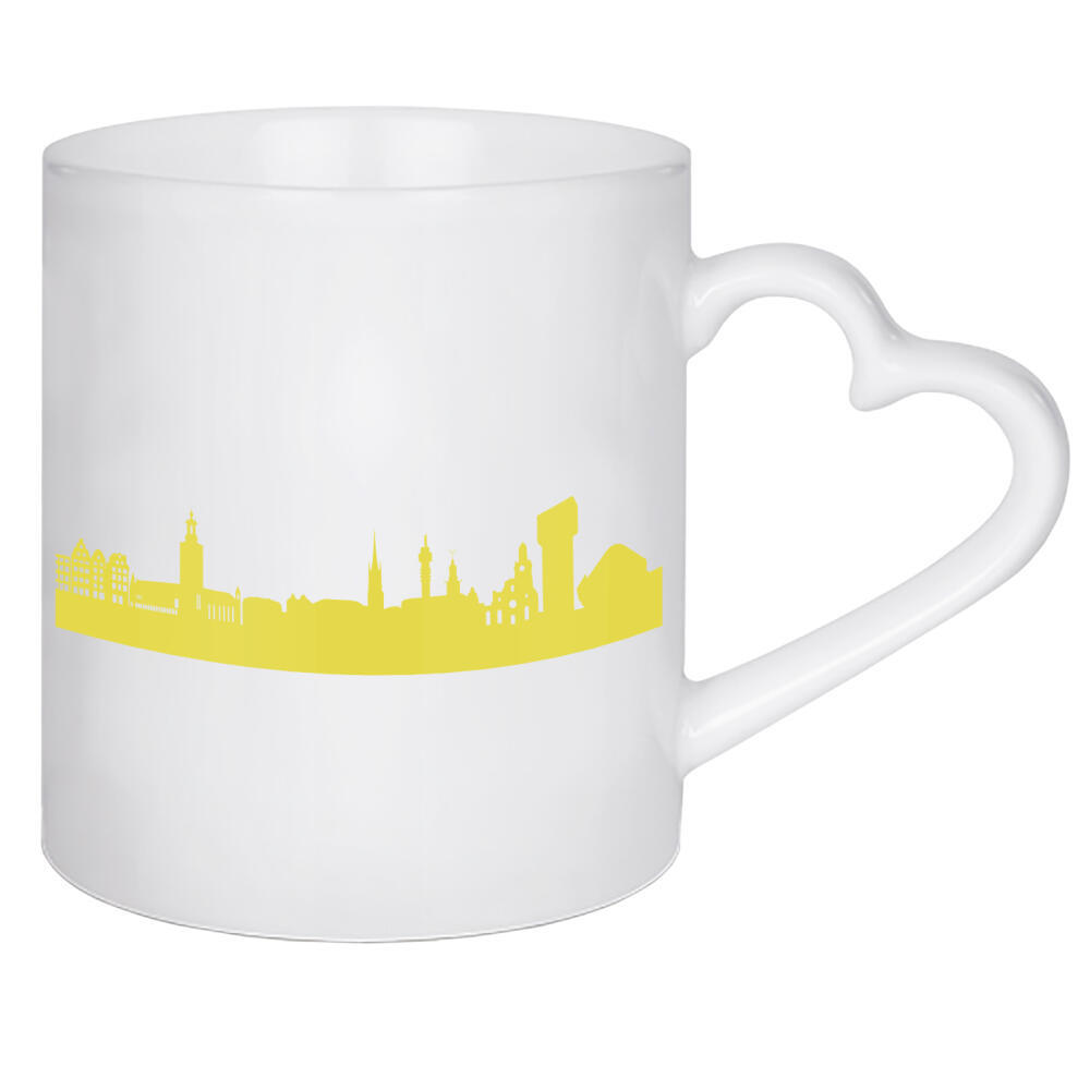 Herztasse "STOCKHOLM 06 Skyline Spring-Green" artboxONE - Städte,Reise,Städte / Stockholm