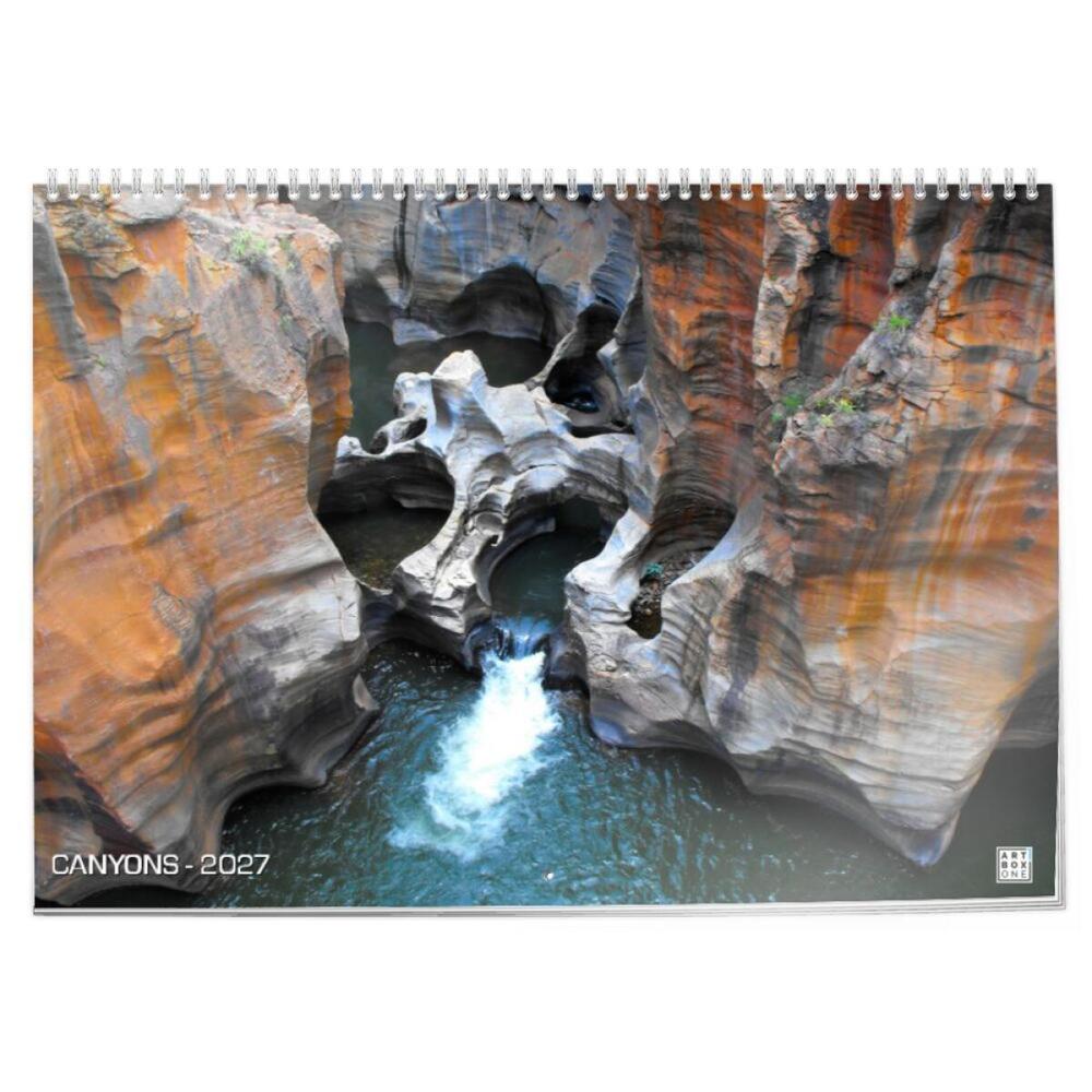 artboxONE Klappkalender A3 2026 CANYONS Berge