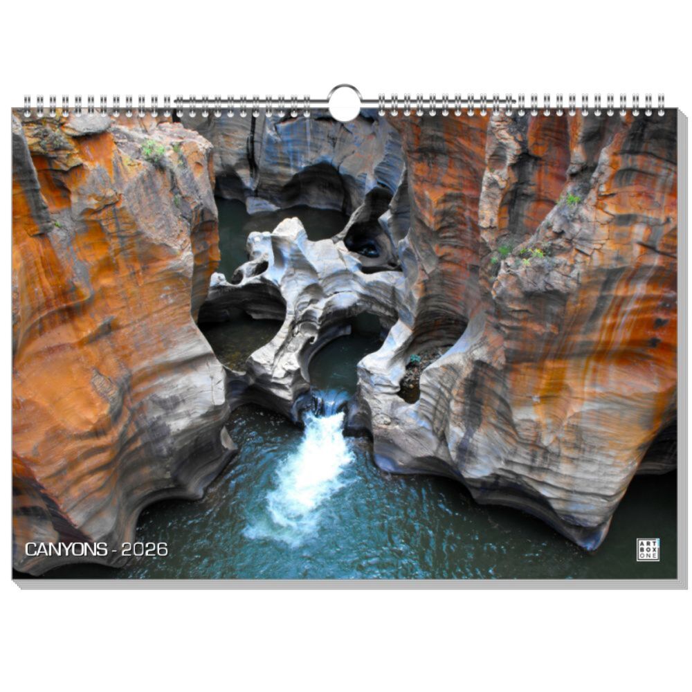 artboxONE Wandkalender A3 2026 CANYONS Berge