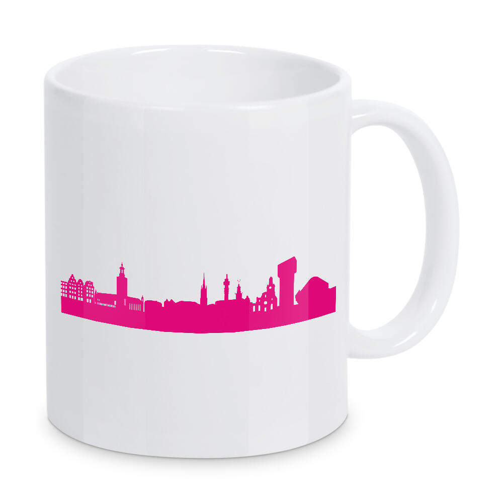 Tasse "STOCKHOLM 04 Pink Skyline Print" artboxONE - Städte,Reise,Städte / Stockholm