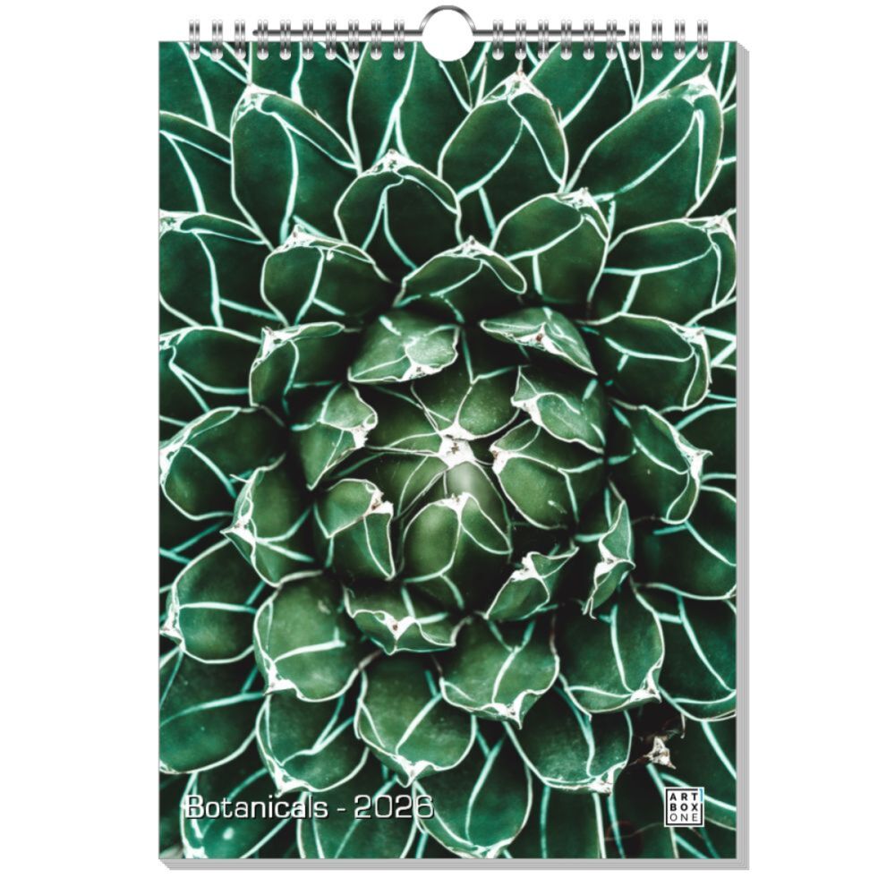 artboxONE Wandkalender A4 2025 Botanicals Pflanzen