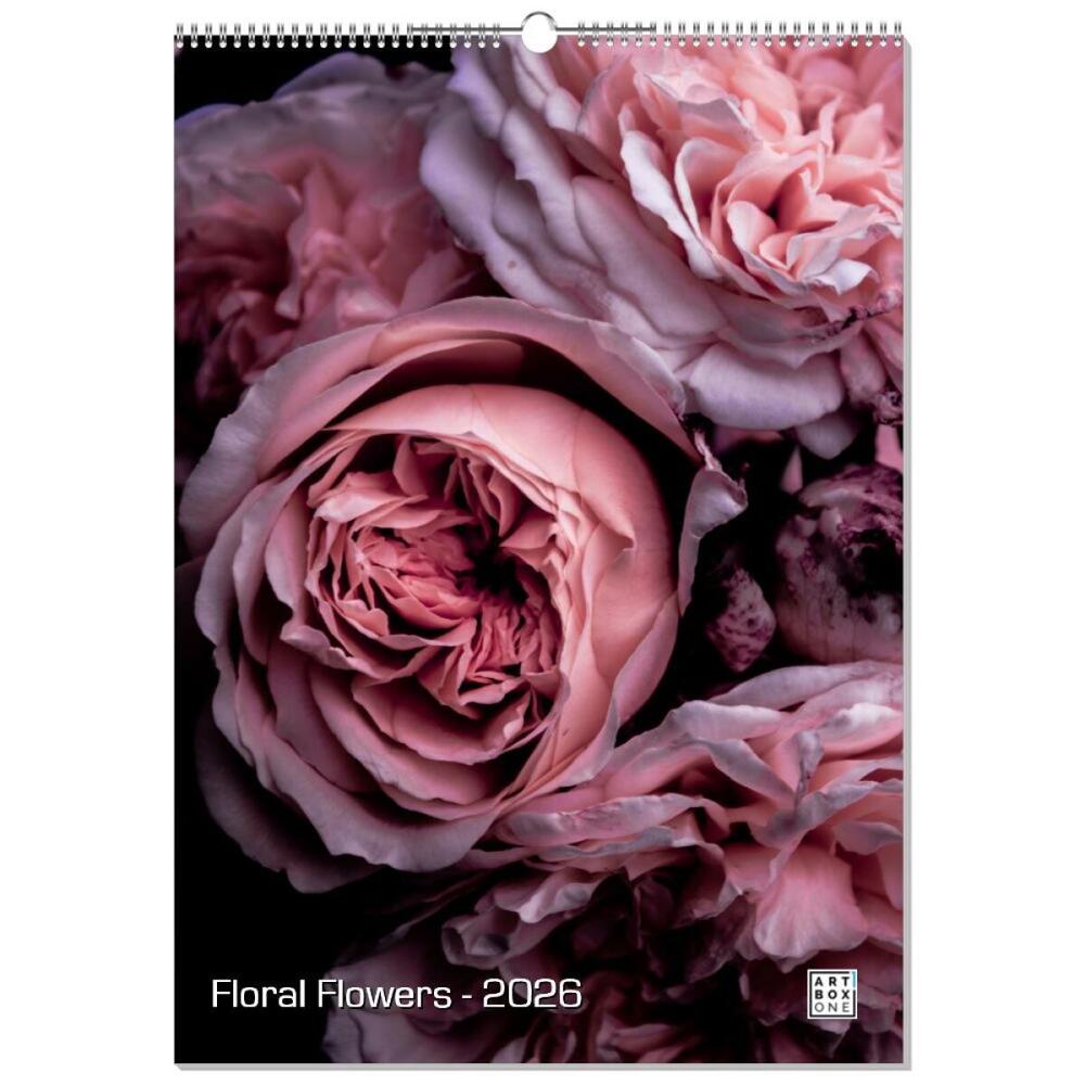artboxONE Wandkalender A2 2026 Floral Flowers Floral