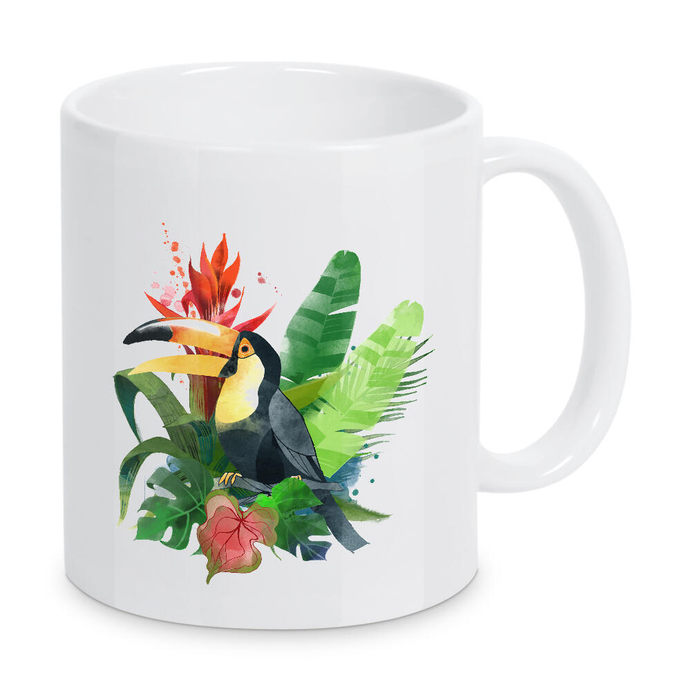 Tasse "Toucan" artboxONE - Natur,Reise,Floral,Tiere - Toucan,Illustration,Watercolor,Tropic