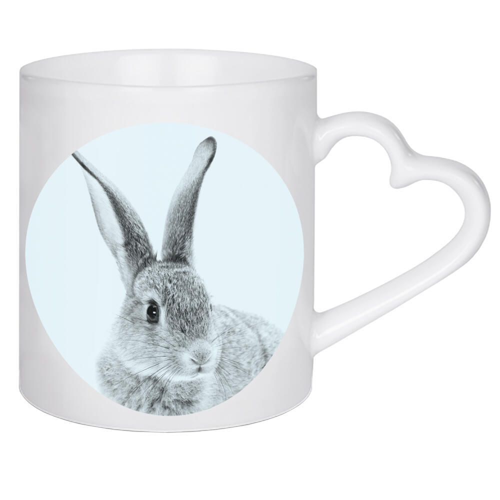 Herztasse "Rabbit 31" artboxONE - Natur,Für Kinder,Tiere,Abstrakt