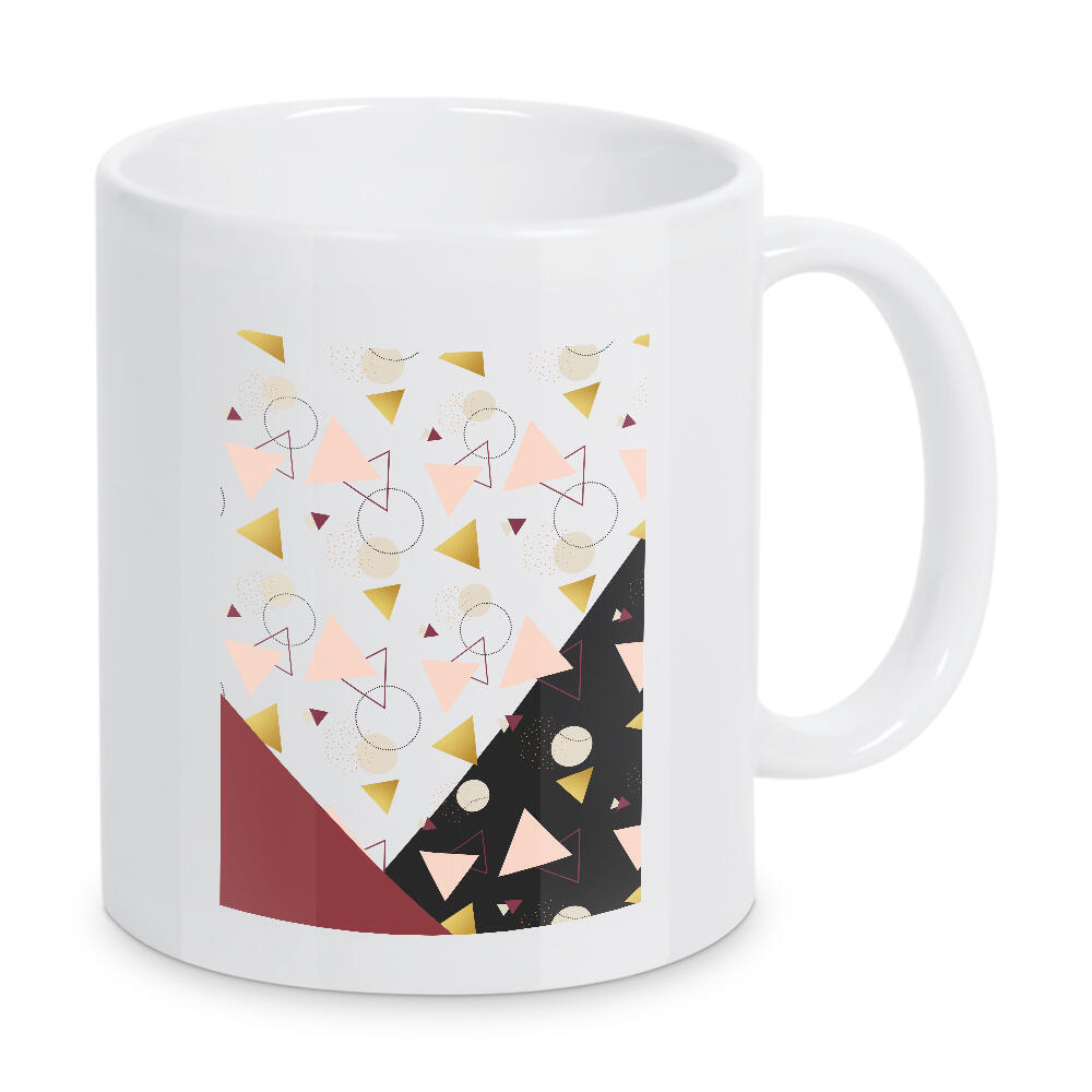 Tasse "Triangles Mix" artboxONE - Abstrakt,Geometrie,Fashion