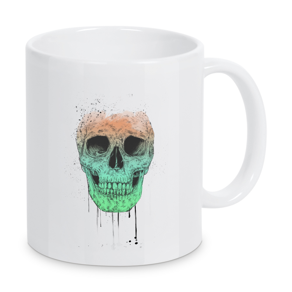 Tasse "Pop Art Skull" artboxONE - Männer - Totenkopf,Skull,Bunt,Colorful,Dead,Hipster,Dead,Festival