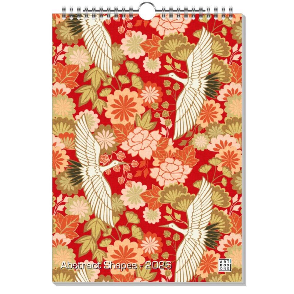 artboxONE Wandkalender A4 2026 Abstract Shapes Abstrakt