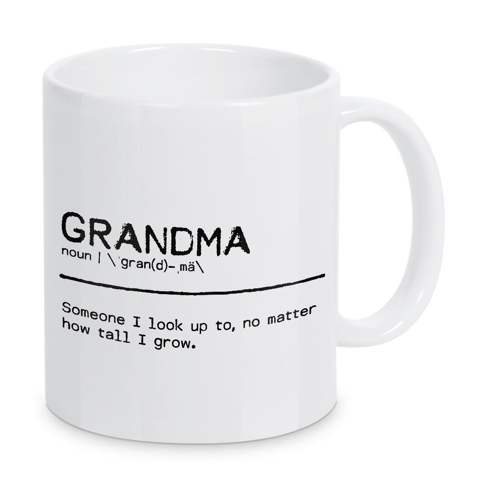 Tasse "Grandma Quote" artboxONE - Typografie,Schwarzweiß,Liebe