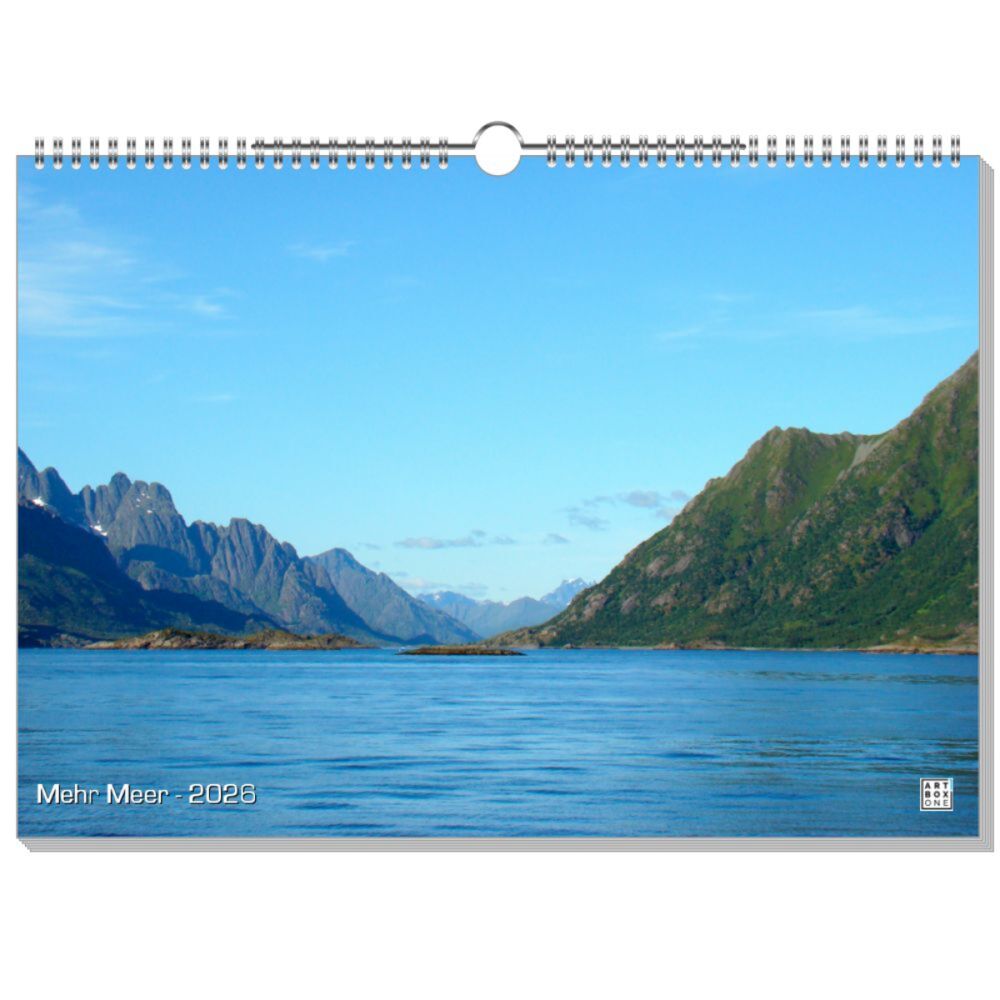 artboxONE Wandkalender A3 2026 Mehr Meer Meer