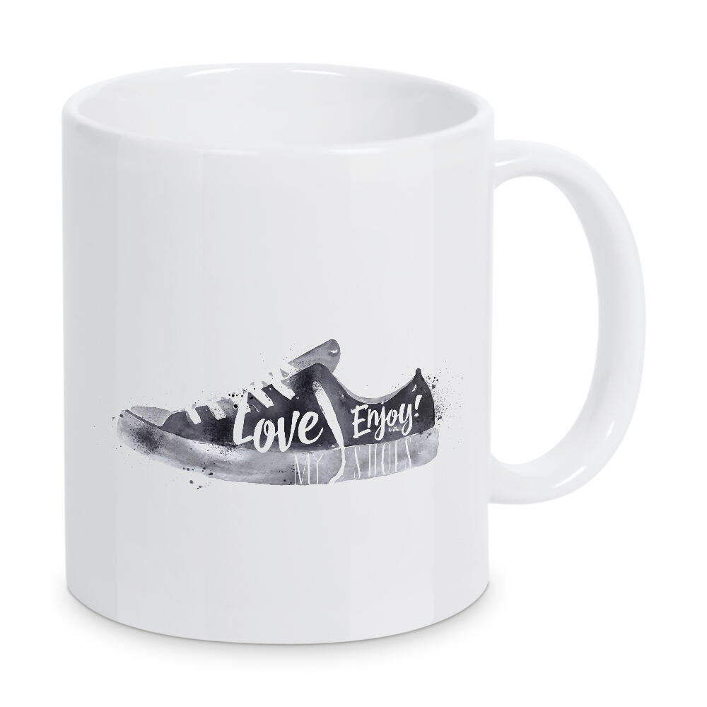 Tasse "Sport shoes" artboxONE - Typografie,Schwarzweiß,Fashion