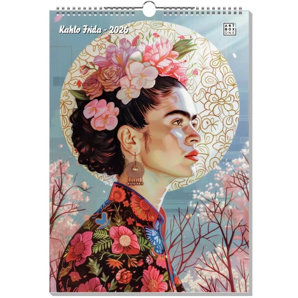 Frida Kahlo Wandkalender 2026 - A4 Kunstkalender Mit 12 Motiven
