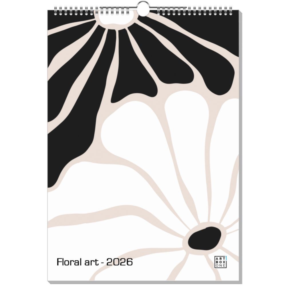 artboxONE Wandkalender A3 2026 Floral art Floral