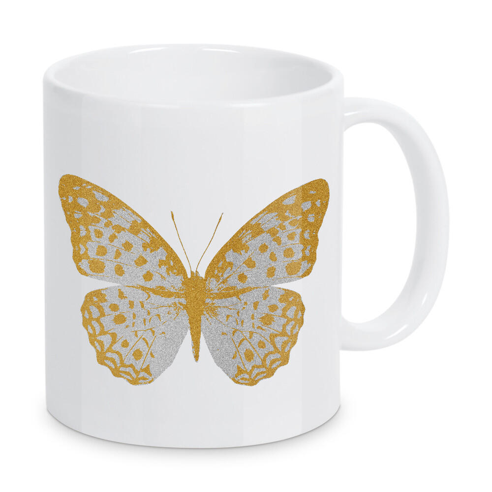 Tasse "Gold and Silver Butterfly" artboxONE - Natur,Tiere,Abstrakt
