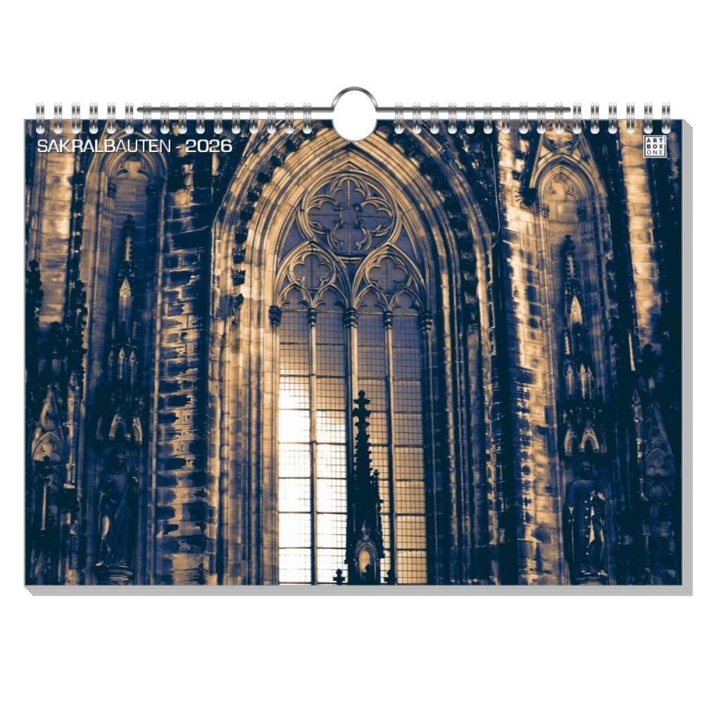 artboxONE Wandkalender A4 2026 SAKRALBAUTEN Sakralbauten