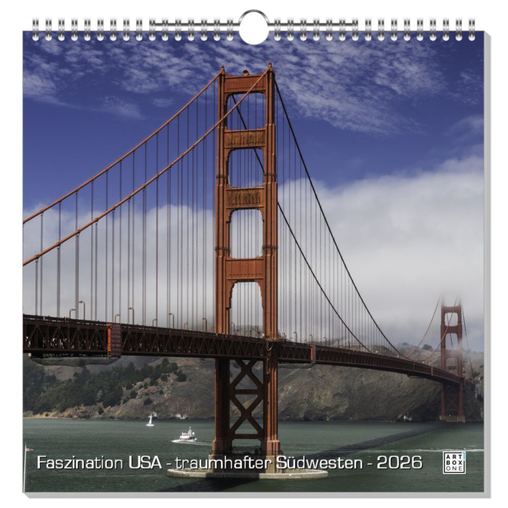 artboxONE Wandkalender Quadratisch 2026 Faszination USA - traumhafter Südwesten Usa