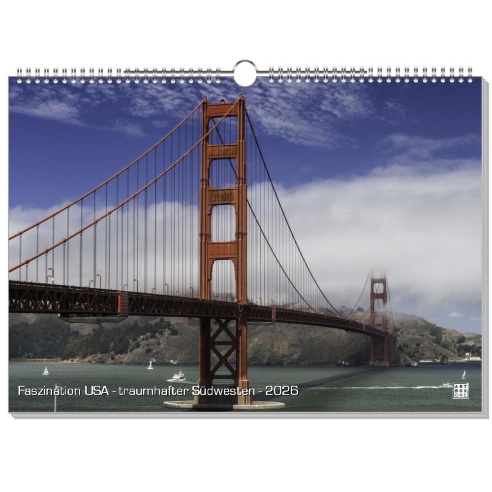 artboxONE Wandkalender A3 2025 Faszination USA - traumhafter Südwesten Usa