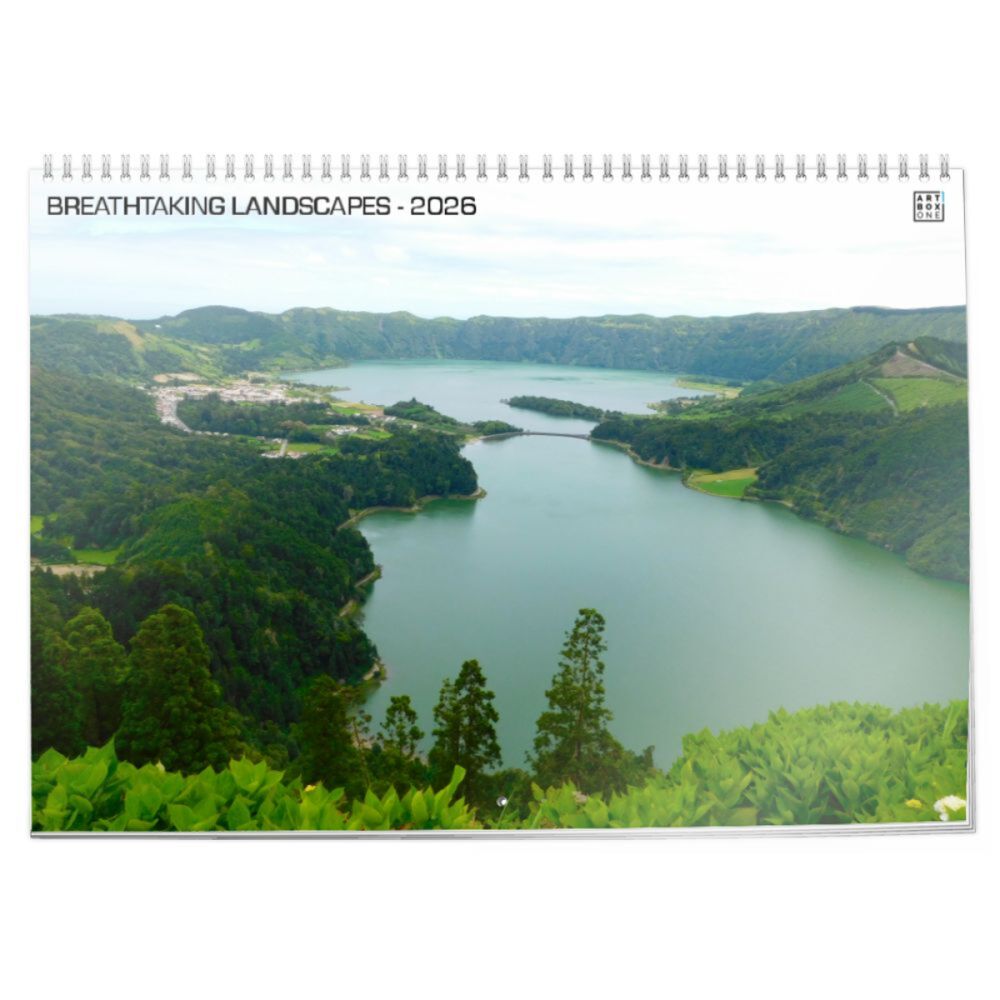 artboxONE Klappkalender A2 2025 BREATHTAKING LANDSCAPES Natur