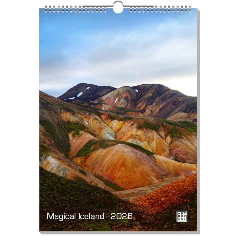 artboxONE Wandkalender A3 2025 Magical Iceland Island