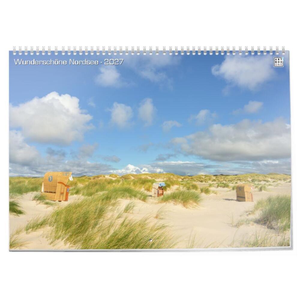 artboxONE Klappkalender A3 2025 Wunderschöne Nordsee Nordsee