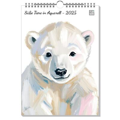 Süße Tiere in Aquarell