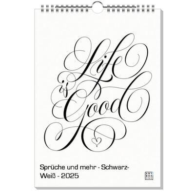 Sprüche und mehr - Schwarz-Weiß