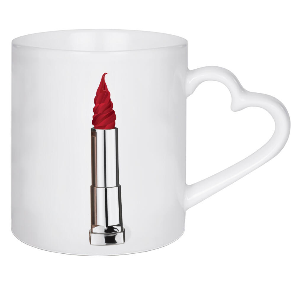 Herztasse "Lipstick" artboxONE - Abstrakt - Pop-art,Popart,Modern,Love,Other,Illustration,Creative