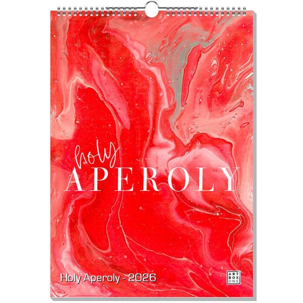 artboxONE Wandkalender A3 2026 Holy Aperoly Aperol