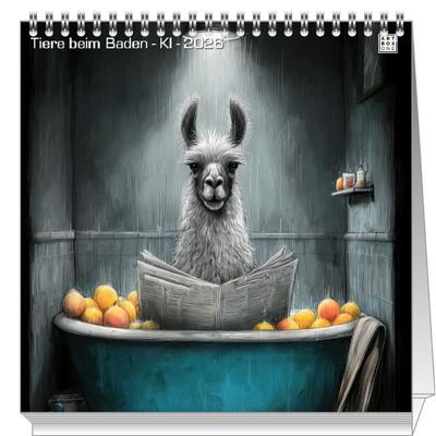 Tiere beim Baden - KI Tiere beim Baden - KI