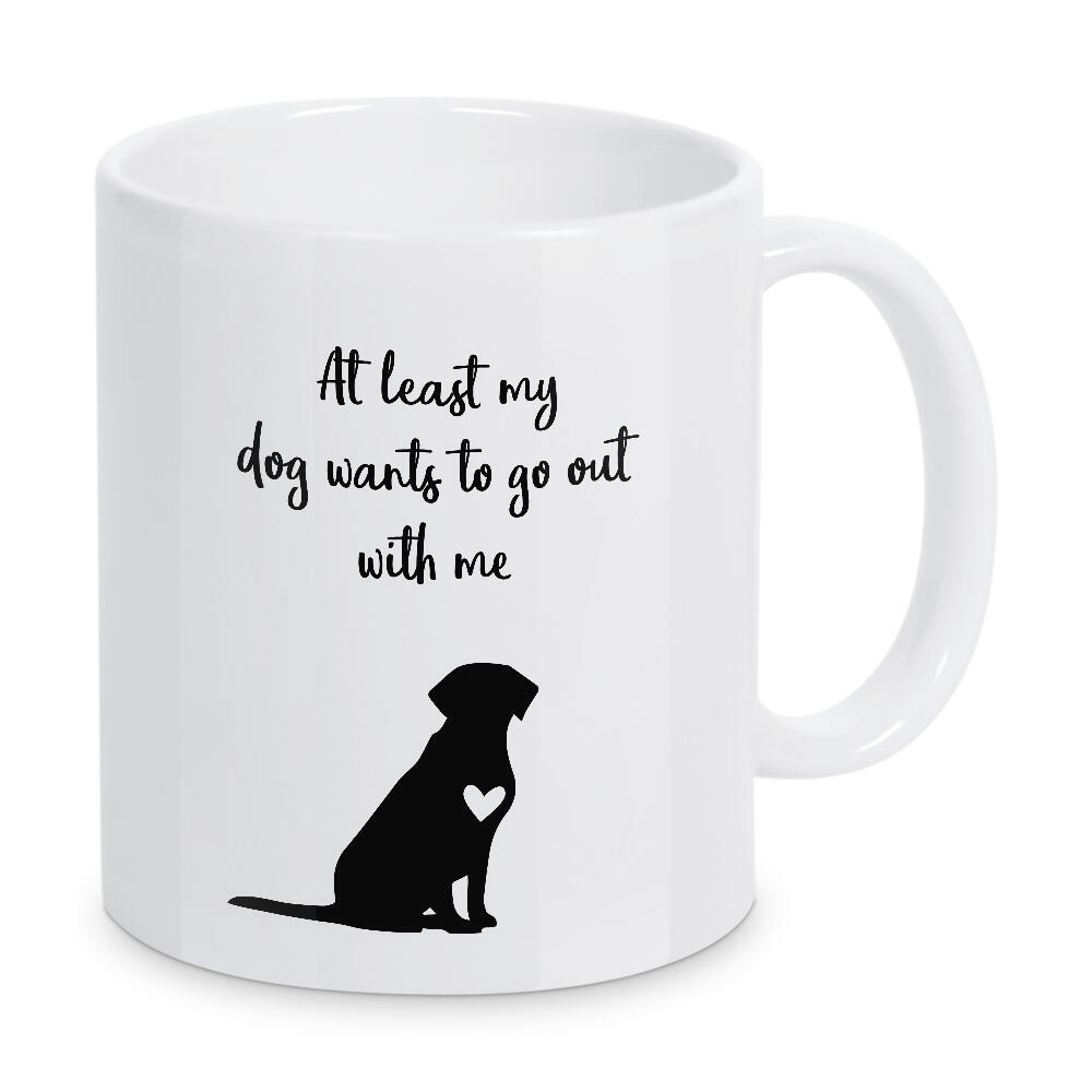 Tasse "My Dog" artboxONE - Typografie,Tiere,Schwarzweiß,Lustig