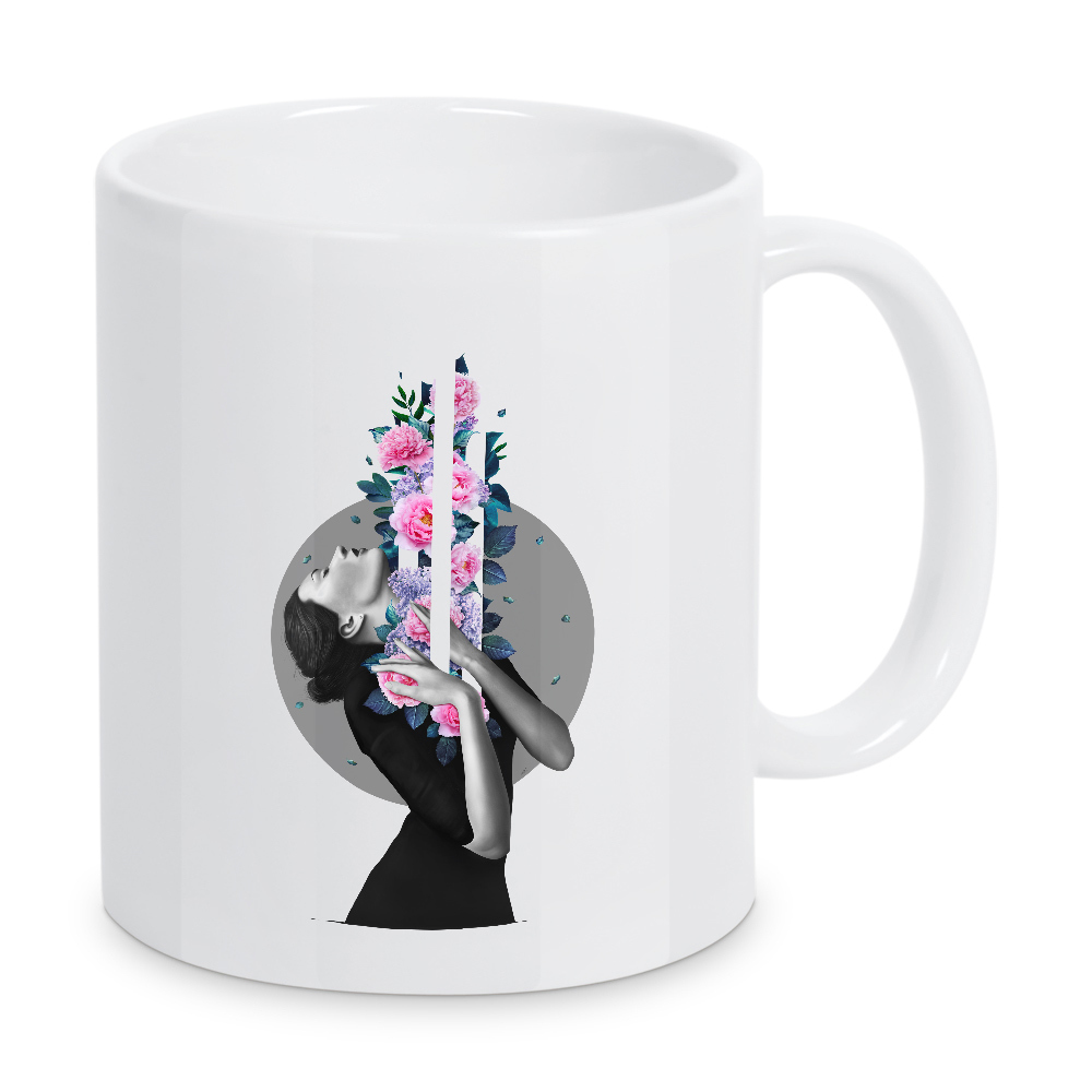 Tasse "Inside me" artboxONE - Floral,Menschen,Fashion