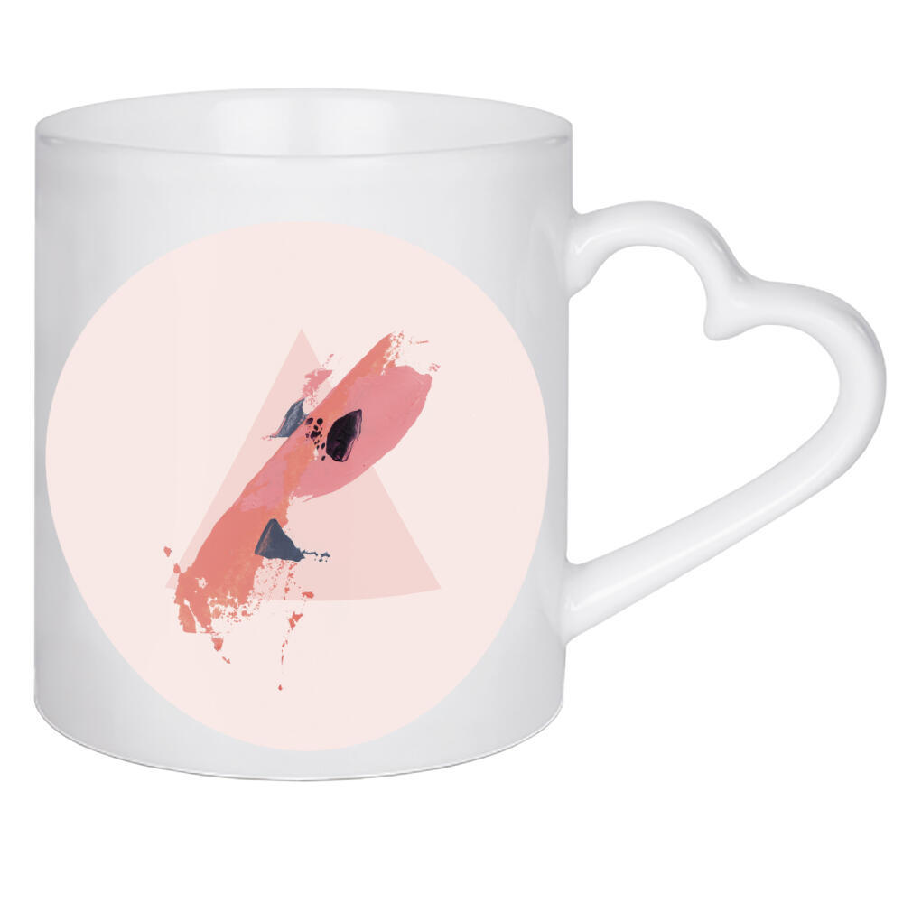Herztasse "Soft Break I" artboxONE - Abstrakt,Geometrie,Geometrie,Fiktion,Fiktion