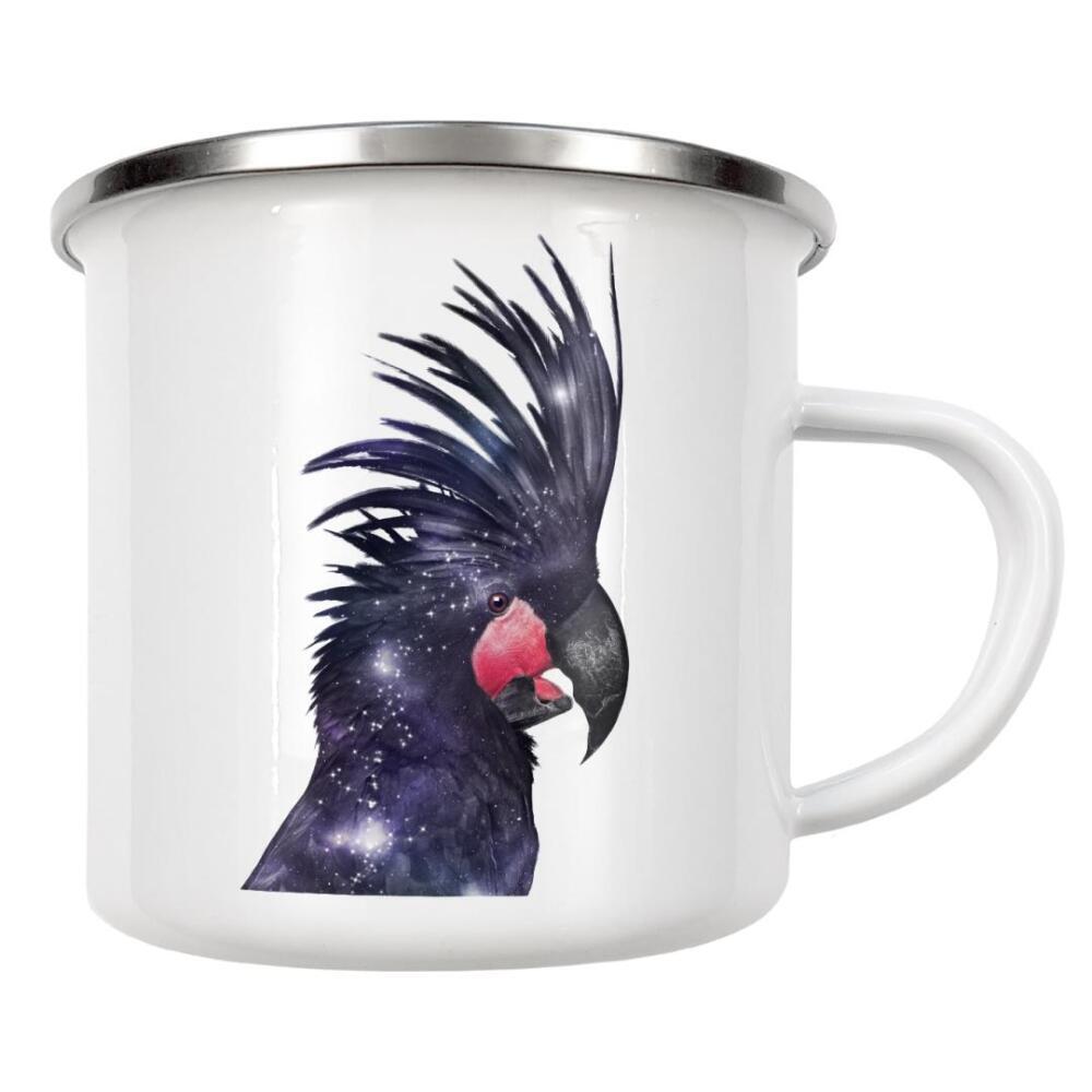 Emaille Tasse "GALAXY BIRD" artboxONE - Tiere,Fiktion,Galaxy