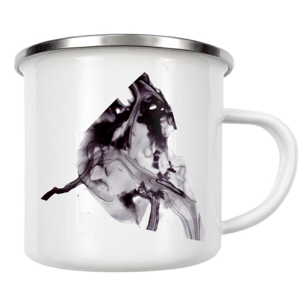 Emaille Tasse "Float Three" artboxONE - Abstrakt,Schwarzweiß - Abstract,Abstrakt