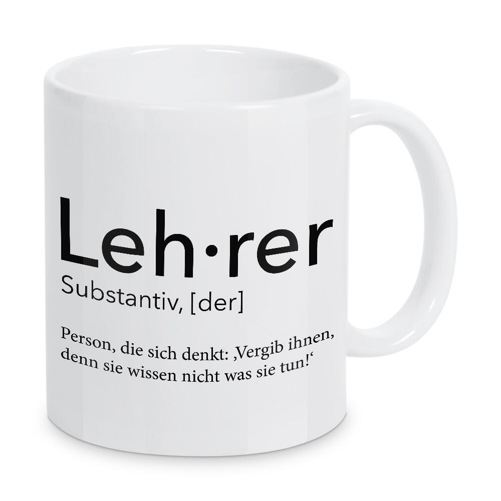 Tasse "Lehrer Definition 38" artboxONE - Schwarzweiß,Lehrersprüche - Lehrer,Definition