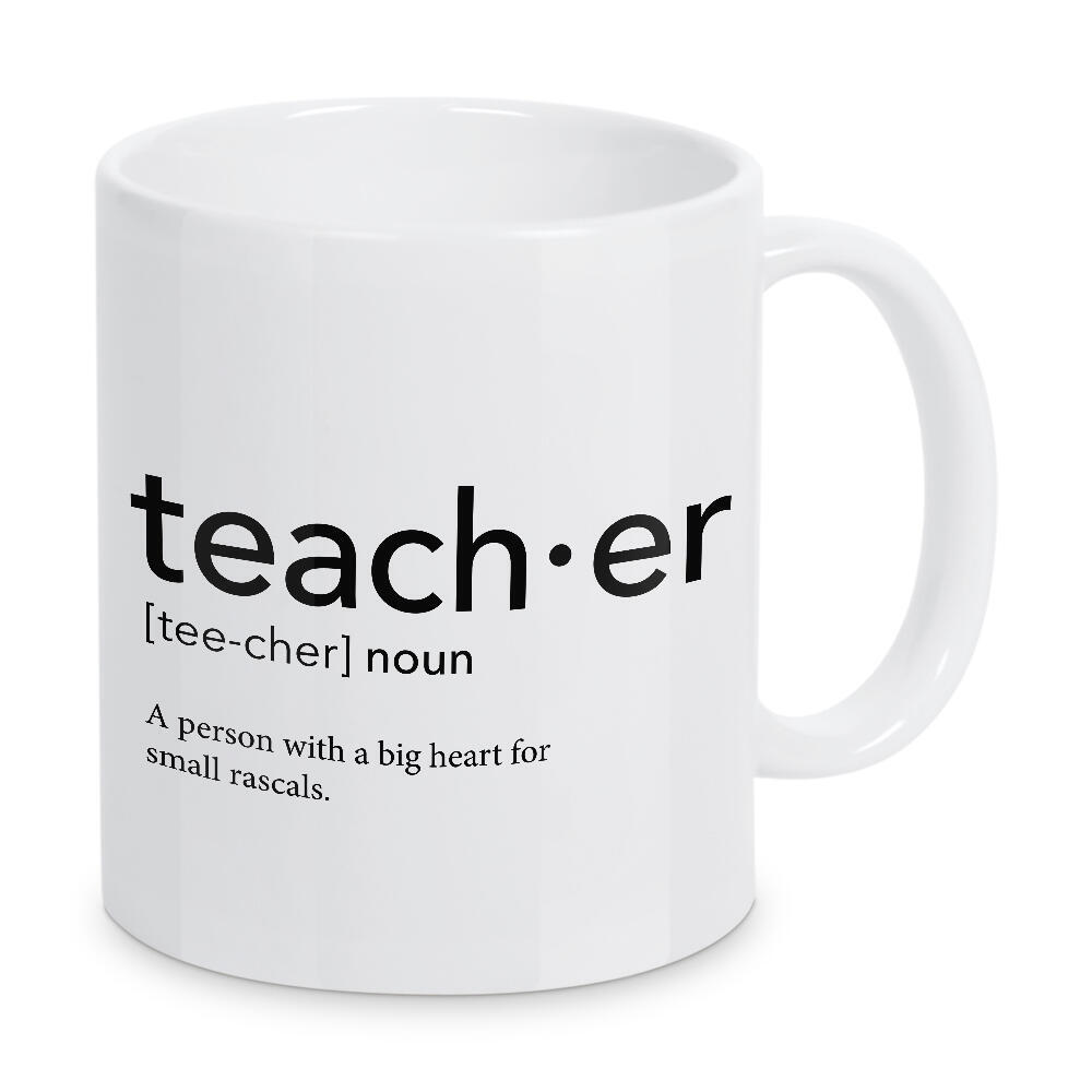 Tasse "Teacher definition 15" artboxONE - Schwarzweiß,Lehrersprüche - Teacher,Definition