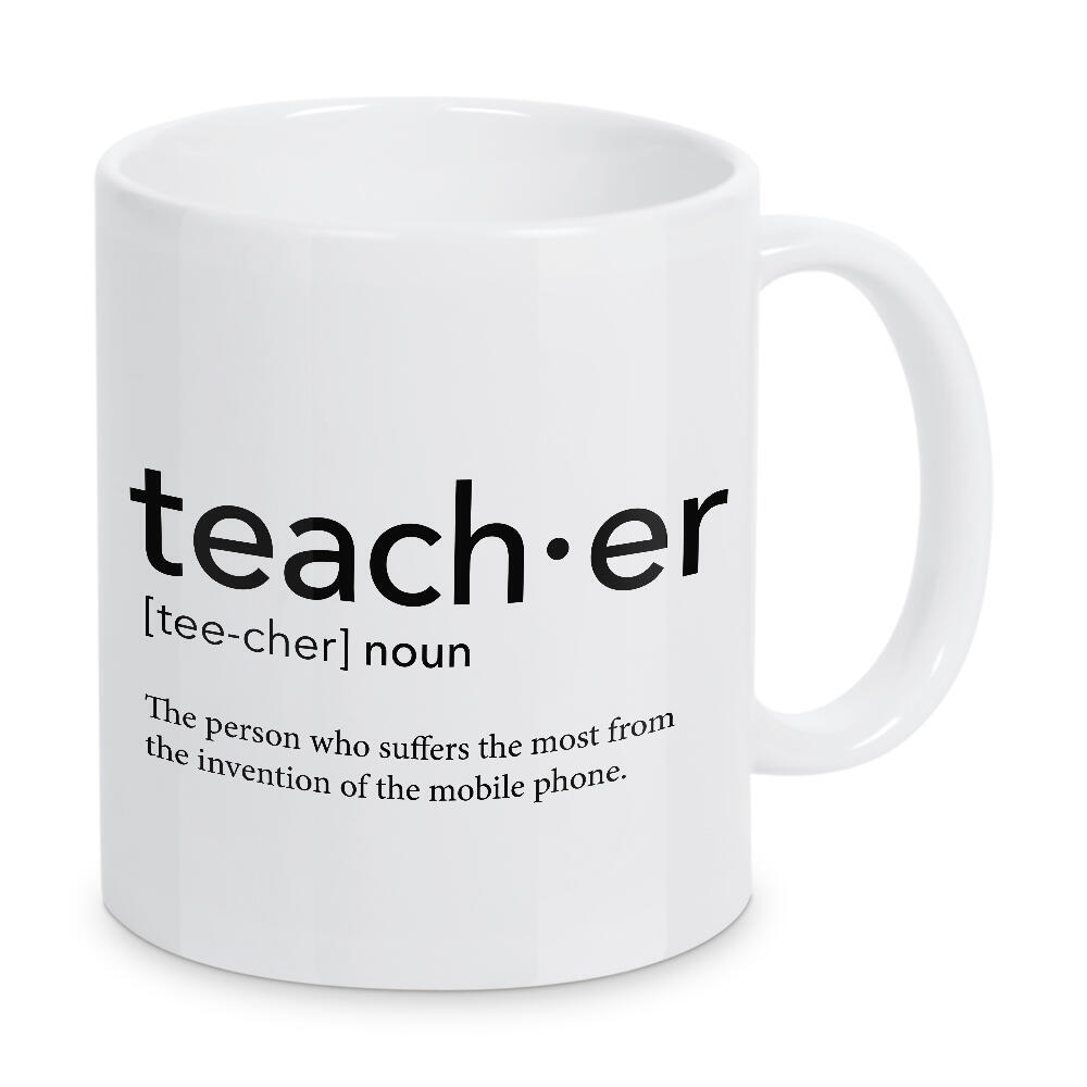 Tasse "Teacher definition 13" artboxONE - Schwarzweiß,Lehrersprüche - Teacher,Definition