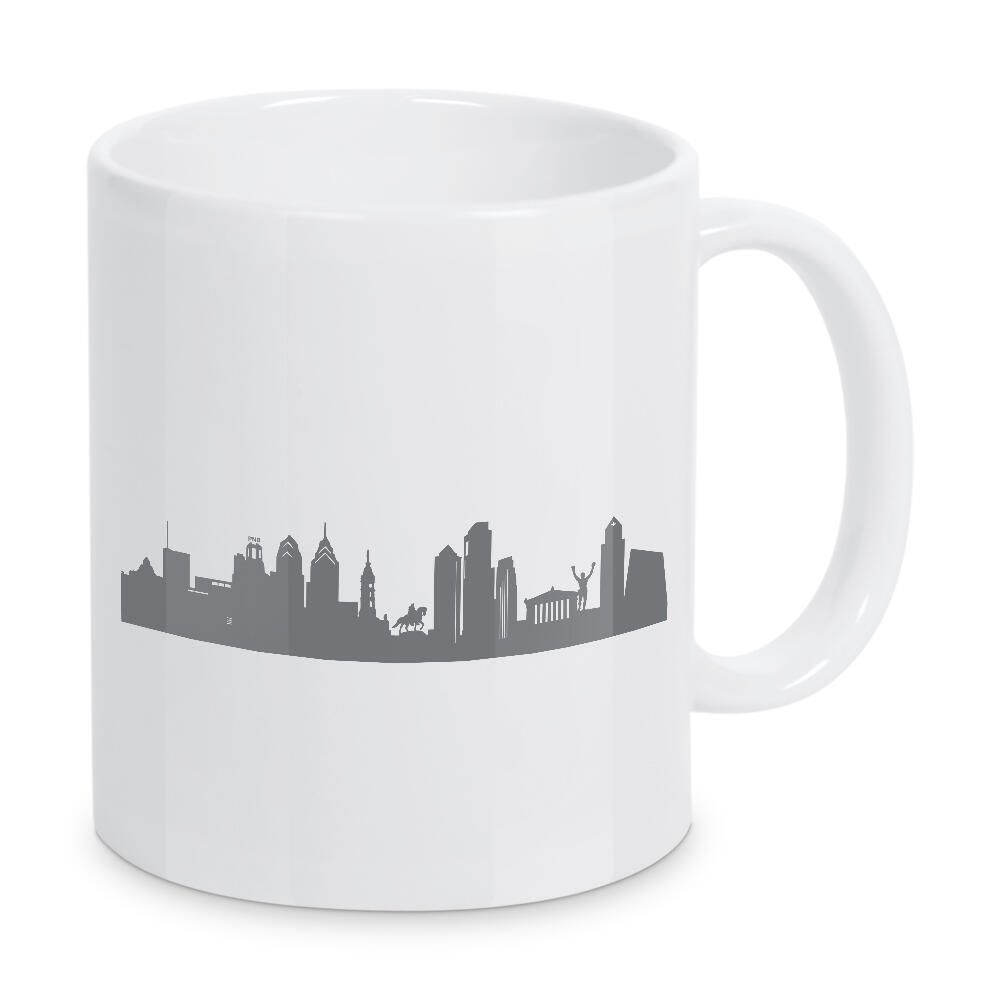 Tasse "Philadelphia 02 Monochrom" artboxONE - Städte,Reise,Abstrakt,Schwarzweiß,Architektur,Reise / Länder